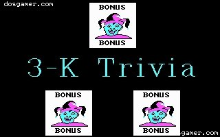 3-К Дрібниці / 3-K Trivia [PC] [1984]