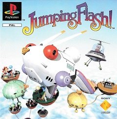 Стрибаючий Спалах! / Jumping Flash! / Jumping Flash! Aloha Danshaku Funky Daisakusen no Kan (JP) [Playstation 1] [1995]