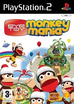 EyeToy: Манія мавп / EyeToy: Monkey Mania / Saru Eye Toy Oosawagi: Wakki Waki Game Tenkomori!! (JP, KO, AS) [Playstation 2] [2005]