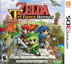 Легенда про Зельду: Герої трьох сил / The Legend of Zelda: Tri Force Heroes / Zelda no Densetsu: Tri Force 3-Juushi (JP, AS) [Nintendo 3DS] [2015]